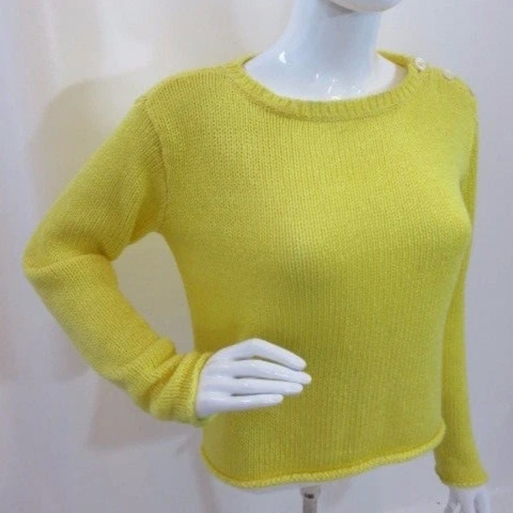 Ralph Lauren Yellow Knit Xs